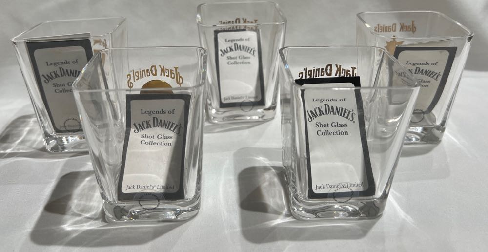 0 Shot Glasses Commemorative 5 Pcs - Jack Daniel’s Distillery, Lynchburg, TN alcohol collectible - Main Image 3
