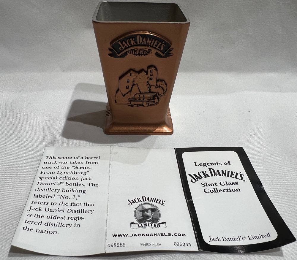 0 Shot Glass Scene From Lynchburg - Jack Daniel’s Distillery, Lynchburg, TN alcohol collectible - Main Image 2