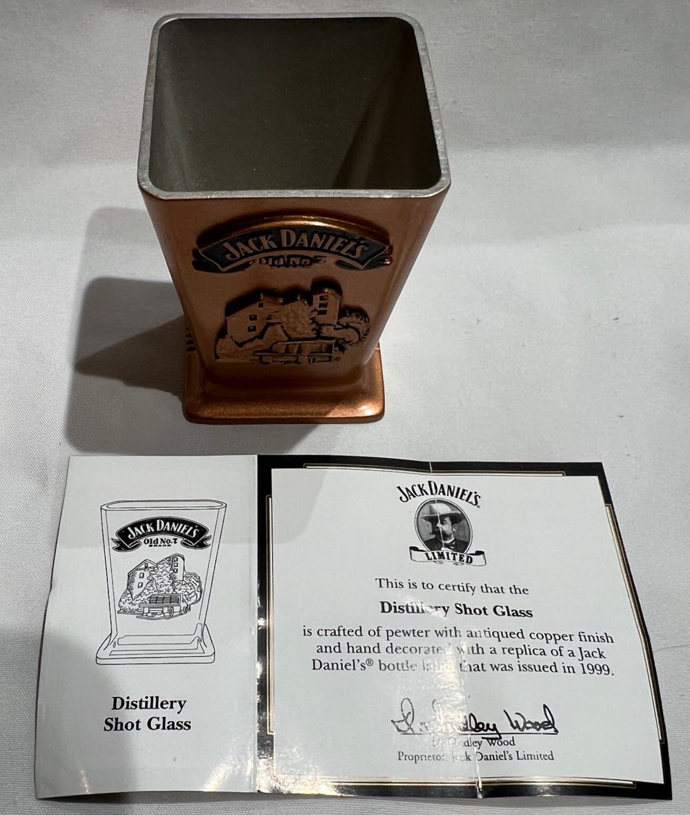 0 Shot Glass Scene From Lynchburg - Jack Daniel’s Distillery, Lynchburg, TN alcohol collectible - Main Image 3