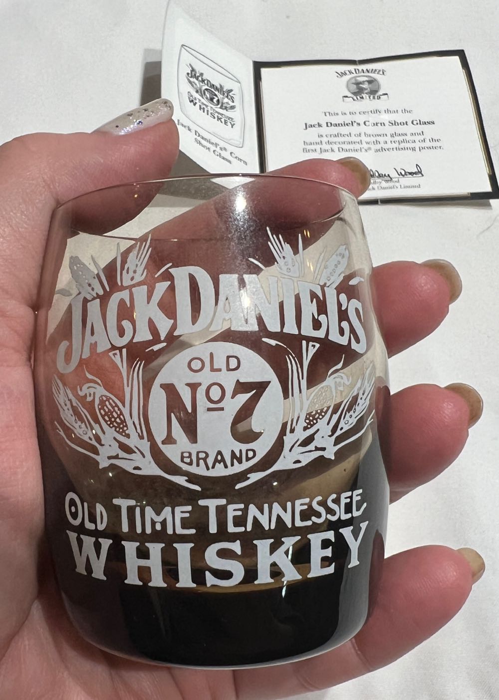 0 Shot Glases JD Corn - Jack Daniel’s Distillery, Lynchburg, TN alcohol collectible - Main Image 2