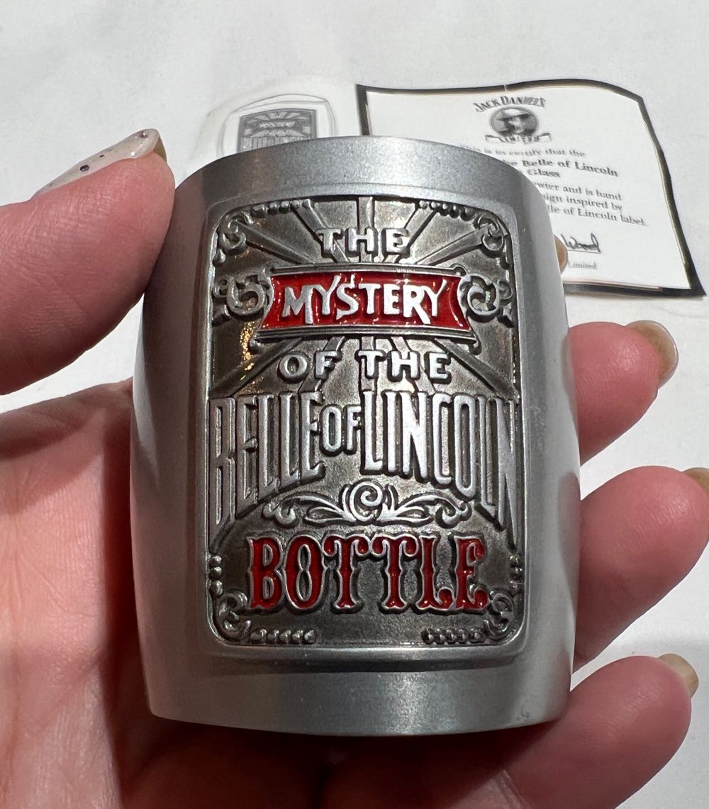 0 Shot Glass Belle Of Lincoln - Jack Daniel’s Distillery, Lynchburg, TN alcohol collectible - Main Image 2