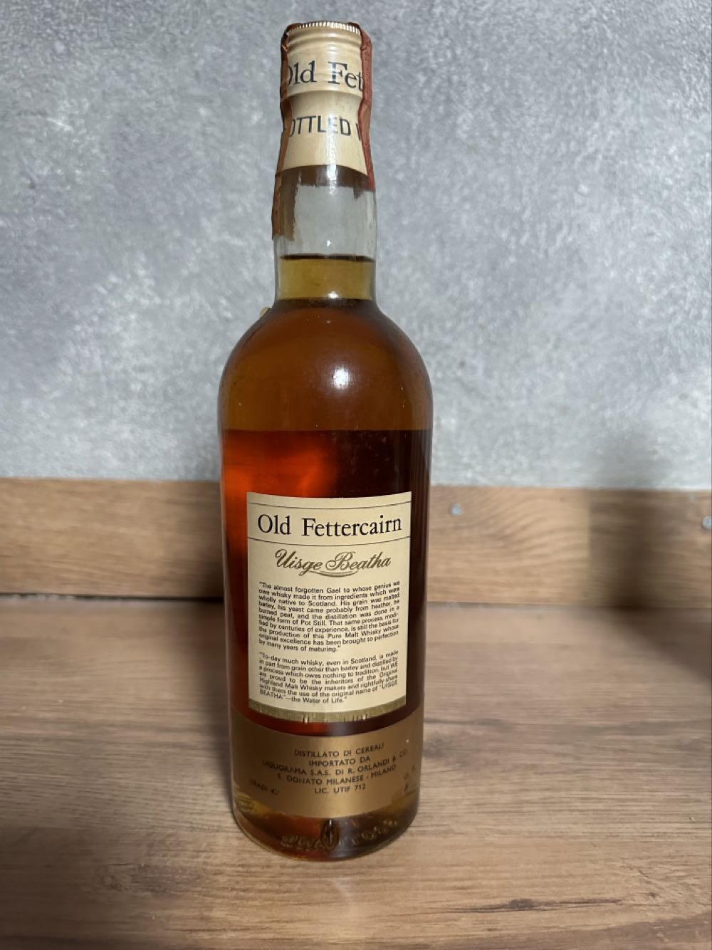 Old Fettercairn 8yo Imp LIQUORAMA - The Fettercairn Distillery alcohol collectible - Main Image 2