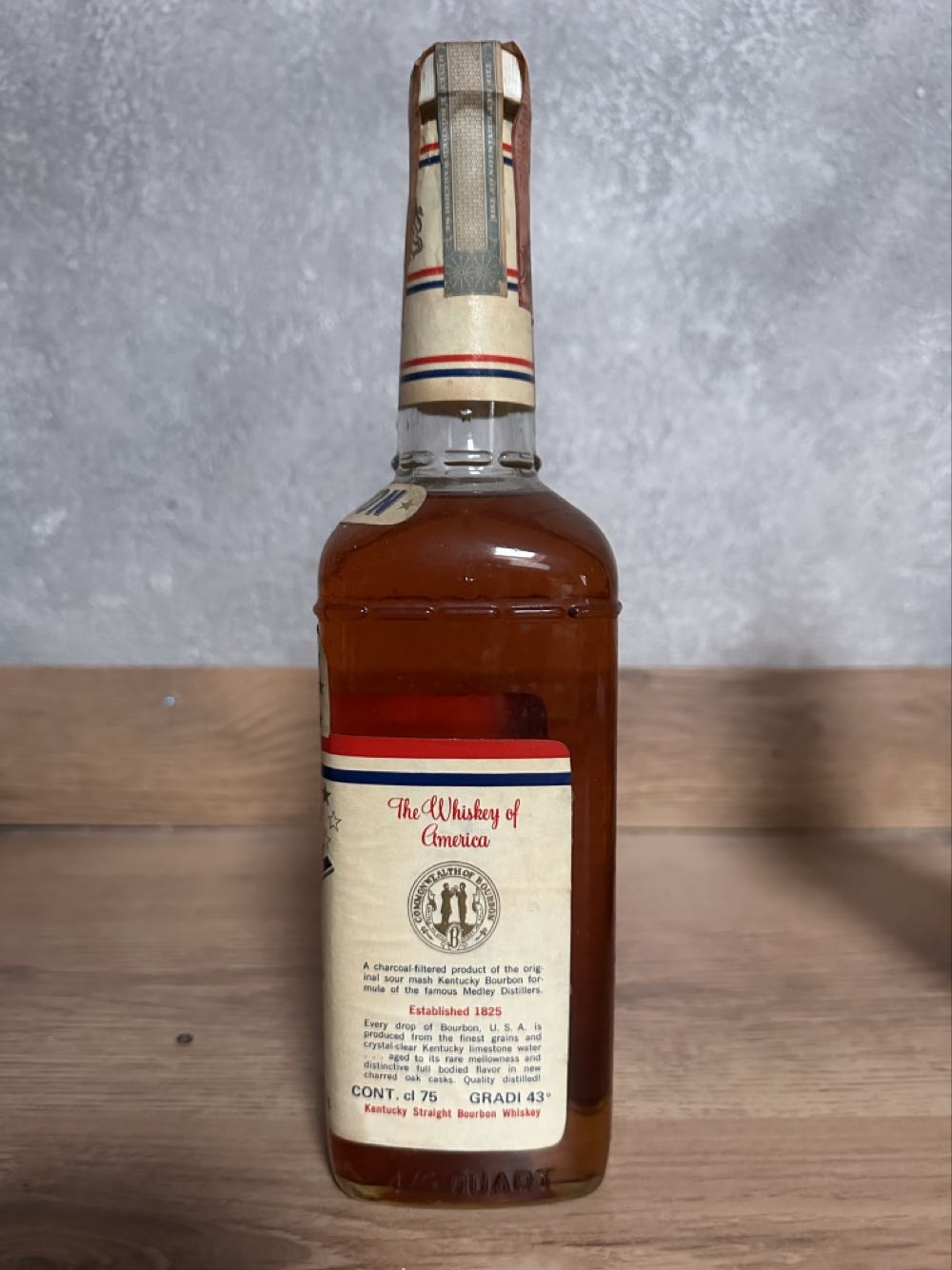 Medley Bourbon - Medley Distilling Company alcohol collectible - Main Image 2