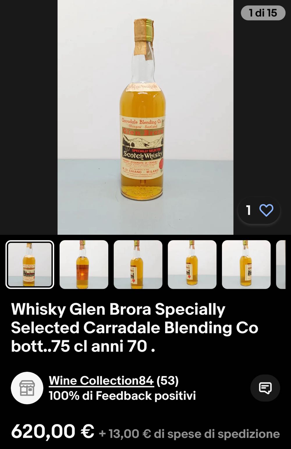 Glen Brora Imp DI CHIANO - Carradale Blending alcohol collectible - Main Image 3