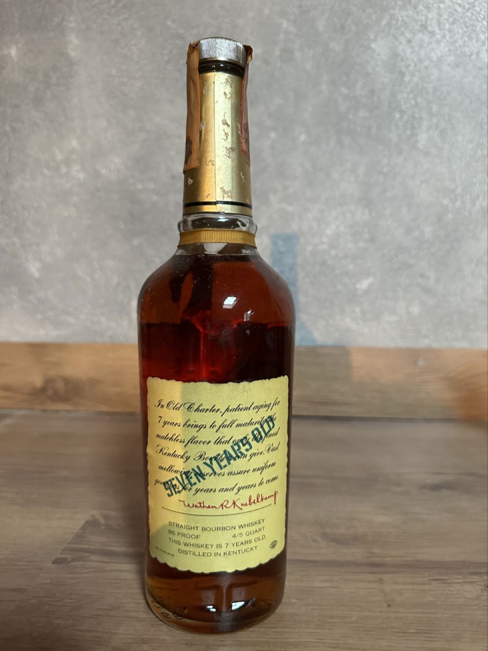 Old Charter  7yo Imp ILA SPA - Old Charter Distillery alcohol collectible - Main Image 2