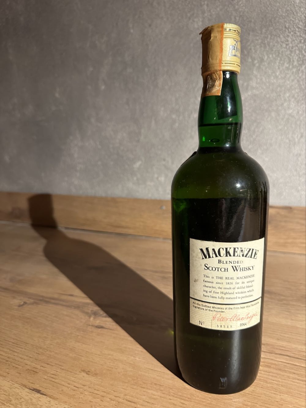 The Real Mackenzie 5yo Imp AETHALIA - Peter Mackenzie & Co. alcohol collectible - Main Image 2