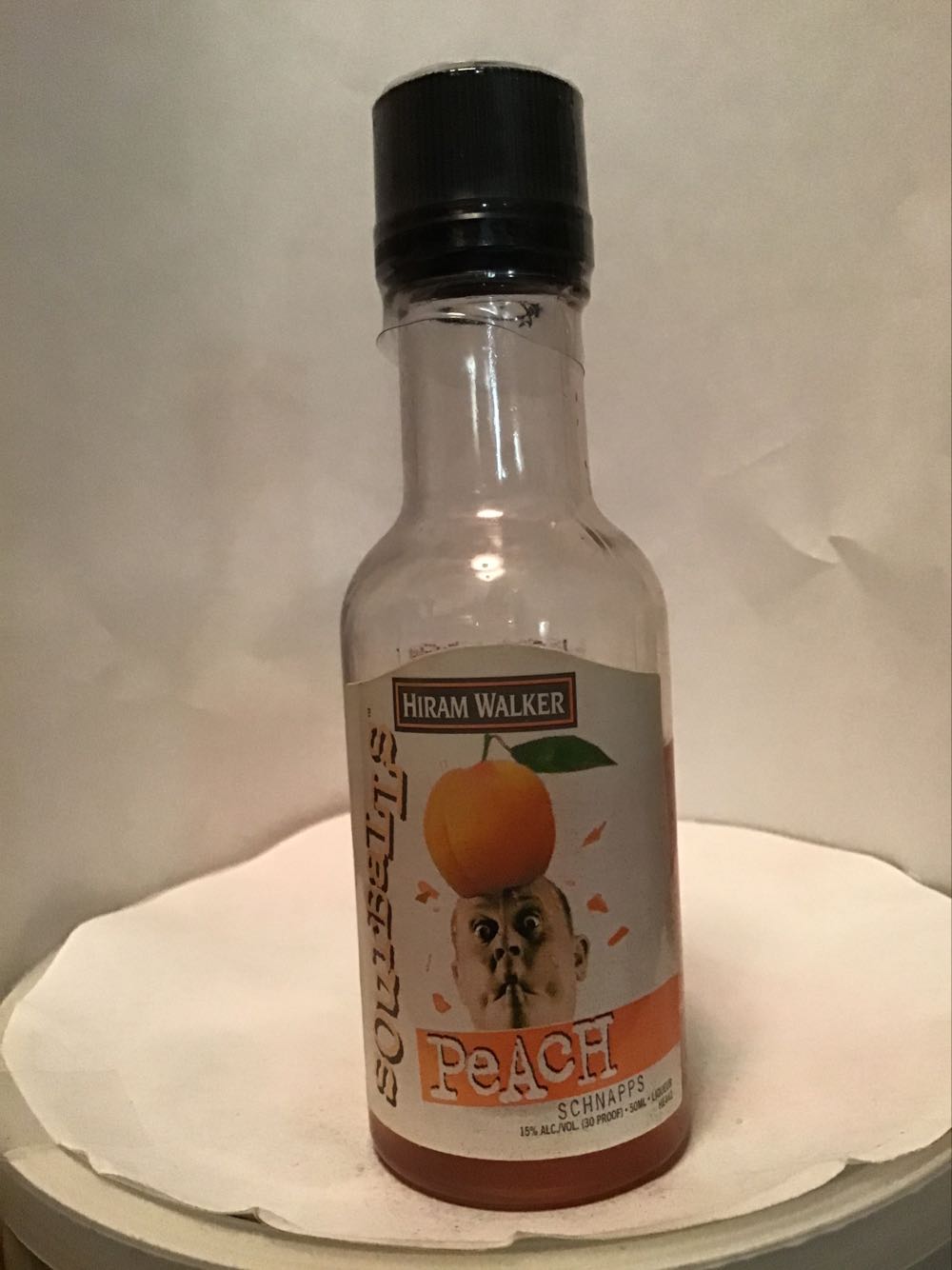 Hiram Walker Vodka & Crème De Menthe & Peach Sourballs - Hiram Walker & Sons (1.10 FL OZ) alcohol collectible - Main Image 4