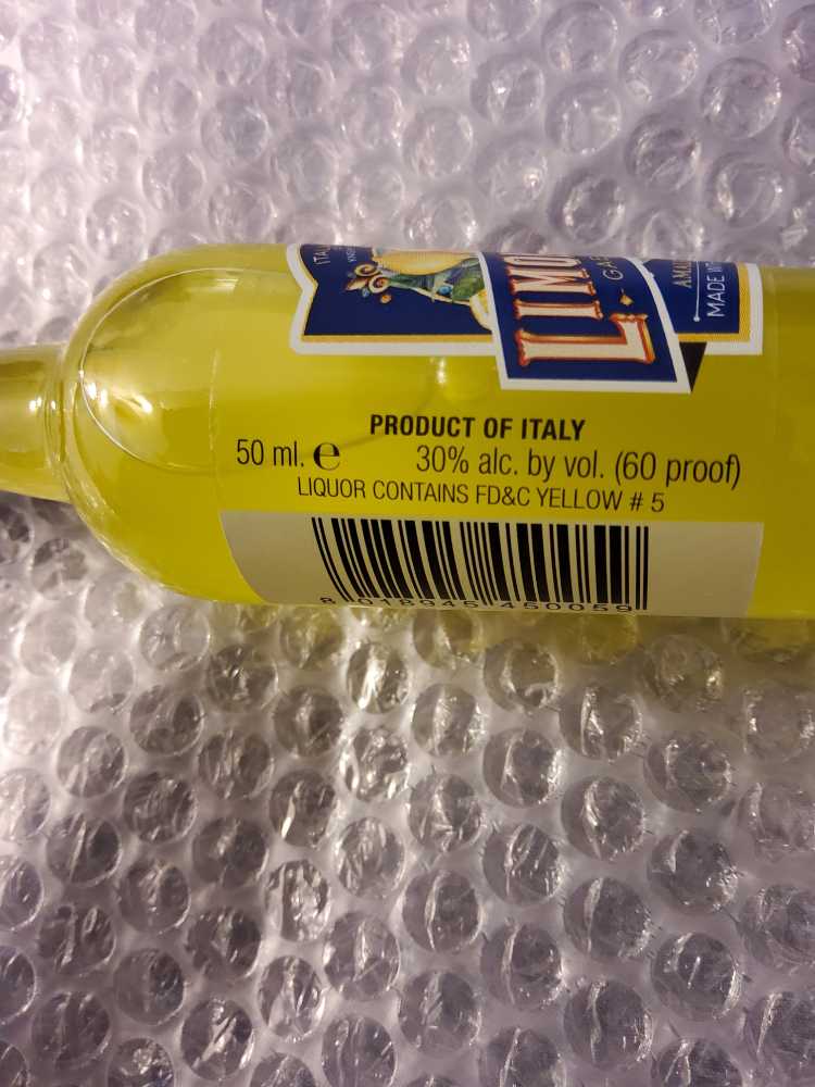 Limoncello Gabrielle  (50 mL) alcohol collectible [Barcode 8018945450059] - Main Image 2