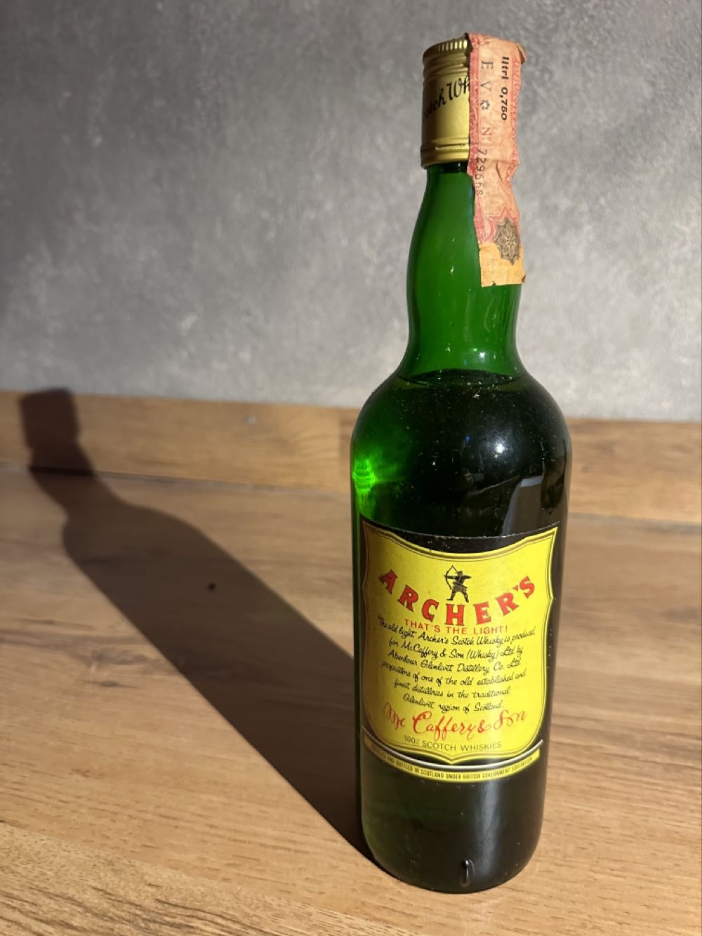 Archer’s 5yo - Mc Caffery & son ltd alcohol collectible - Main Image 2