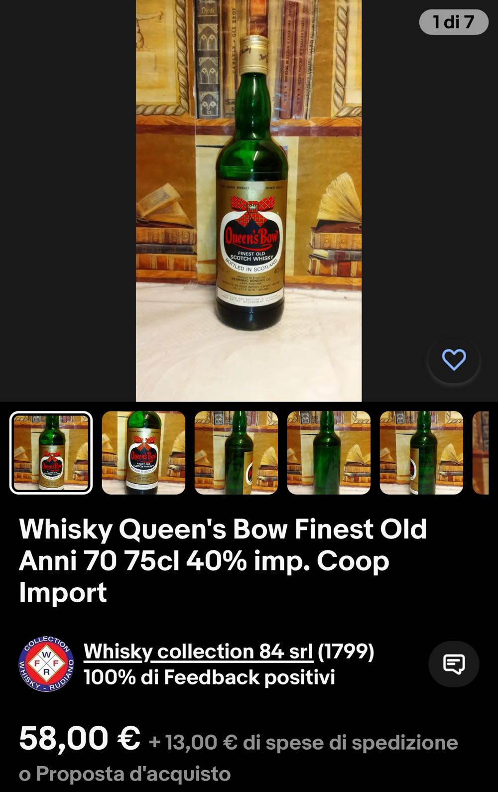 Queen’s Bow Imp COOP IMPORT EXPORT - Merrimac Bonding co alcohol collectible - Main Image 3