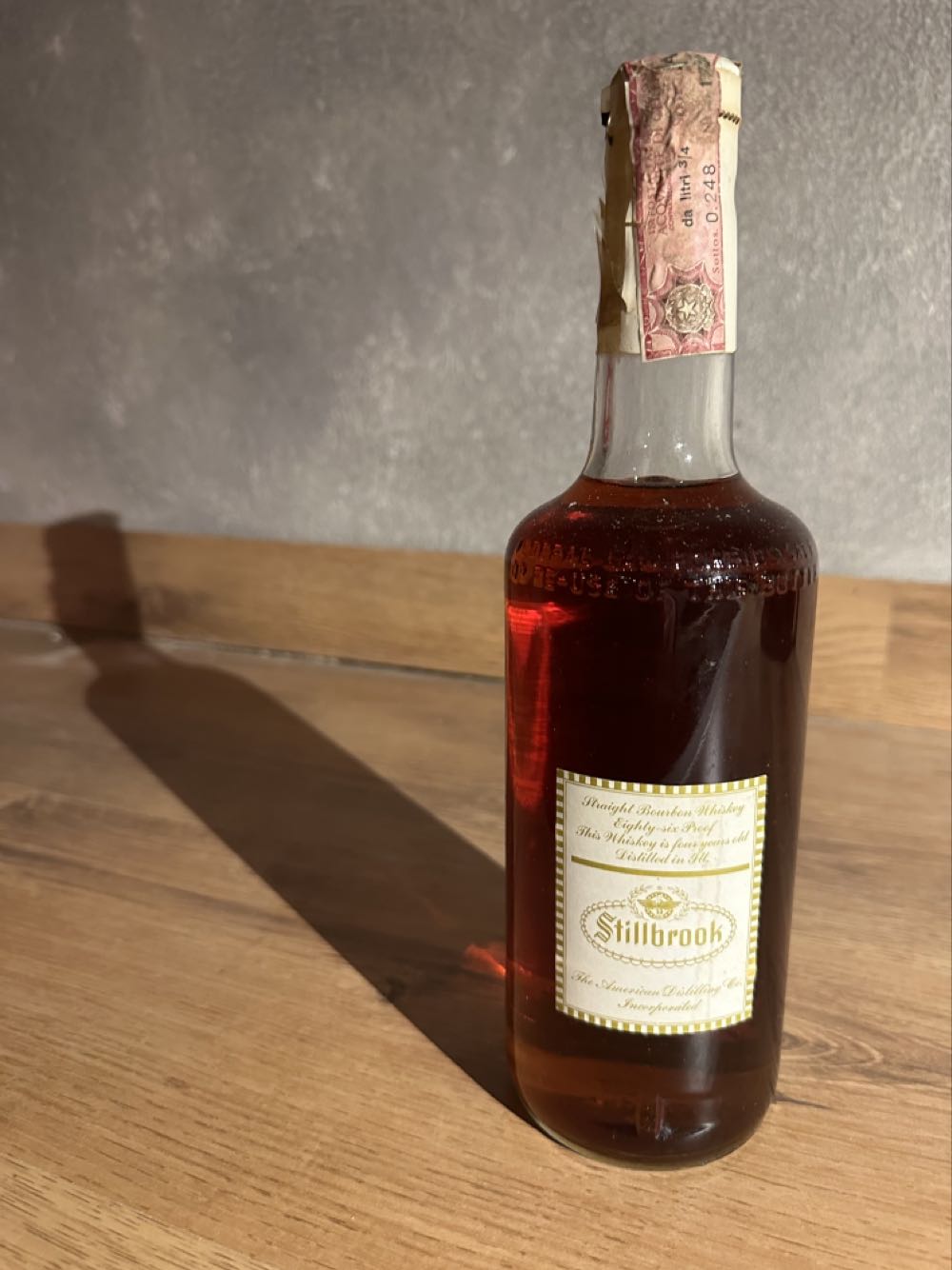 Stillbrook Imp MARIO CARLO TUCCI - The American Distilling Co. alcohol collectible - Main Image 2