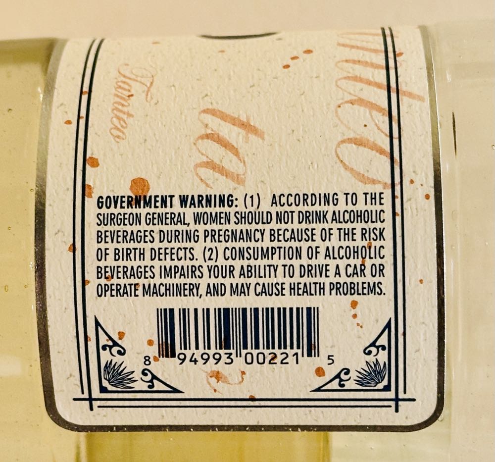 Tanteo Habanero Tequila Blanco - Destiladora Juanacatlan, Mexico (750 mL) alcohol collectible [Barcode 894993002215] - Main Image 3