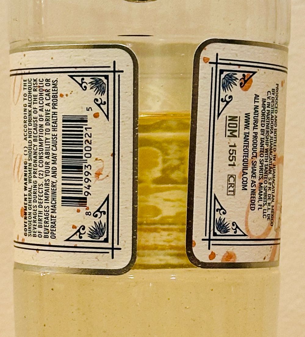 Tanteo Habanero Tequila Blanco - Destiladora Juanacatlan, Mexico (750 mL) alcohol collectible [Barcode 894993002215] - Main Image 4