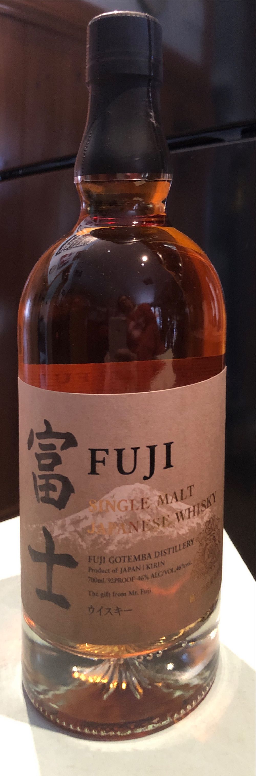 Fuji Gotemba single malt Japanese Whisky - Fuji Gotemba (700 mL) alcohol collectible [Barcode 4972755007954] - Main Image 3