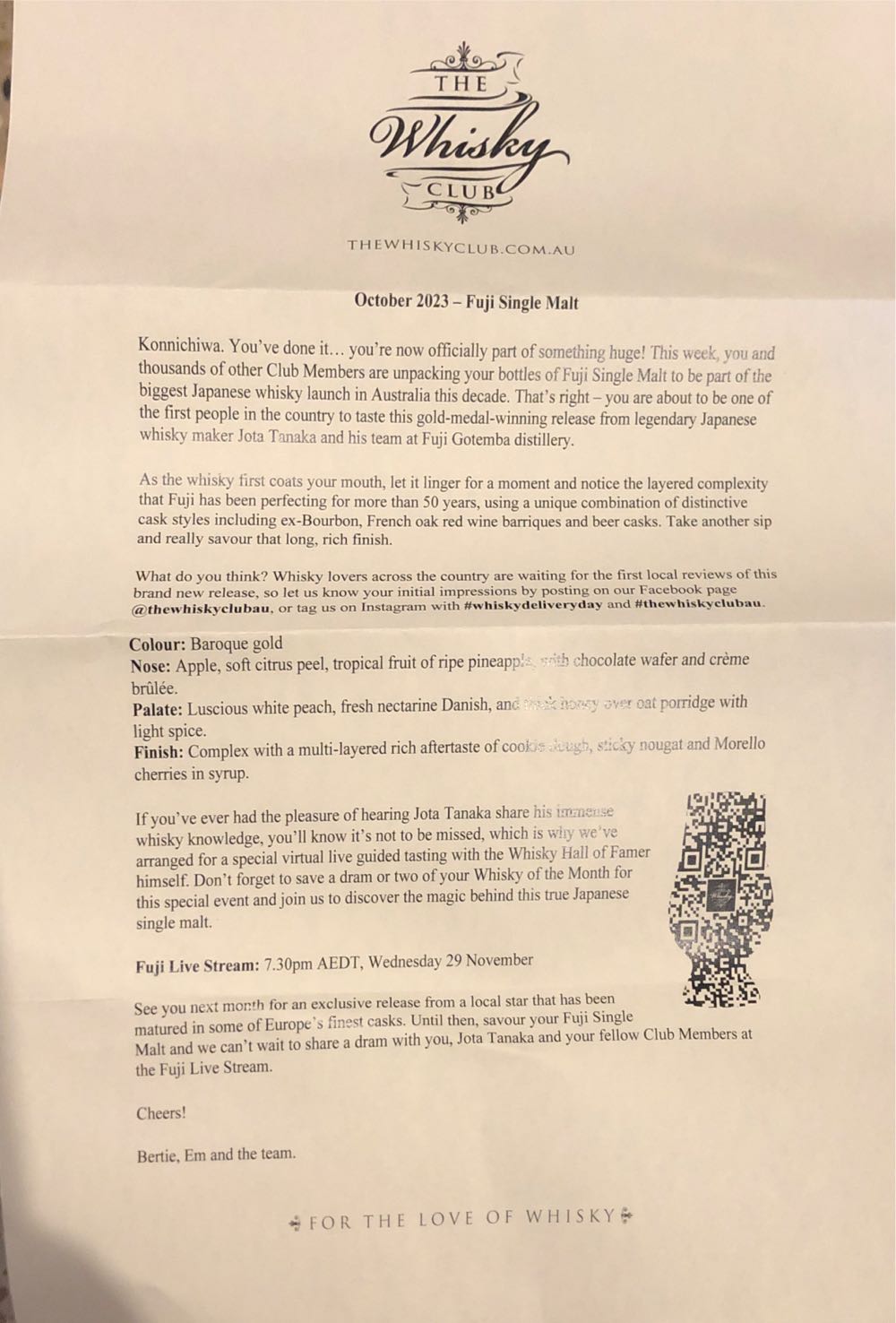Fuji Gotemba single malt Japanese Whisky - Fuji Gotemba (700 mL) alcohol collectible [Barcode 4972755007954] - Main Image 4
