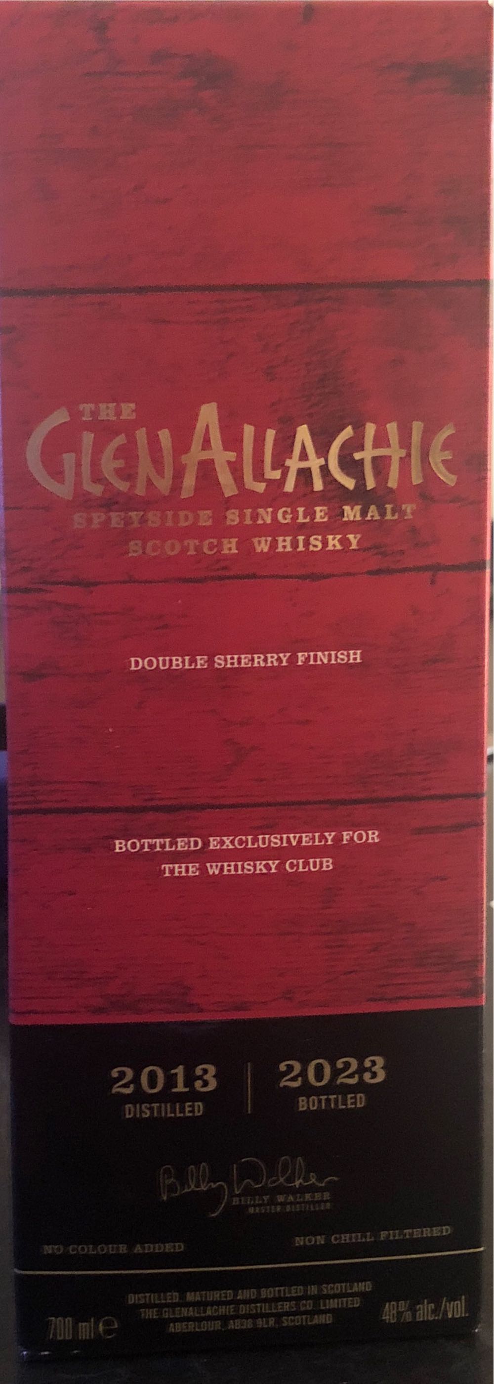 The GlenAllachie 2013 - Glenallachie Distillery (700 mL) alcohol collectible [Barcode 5060568326641] - Main Image 2
