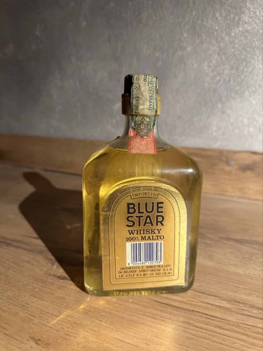 Blue Star 5yo - Brandy Spirit House alcohol collectible - Main Image 2