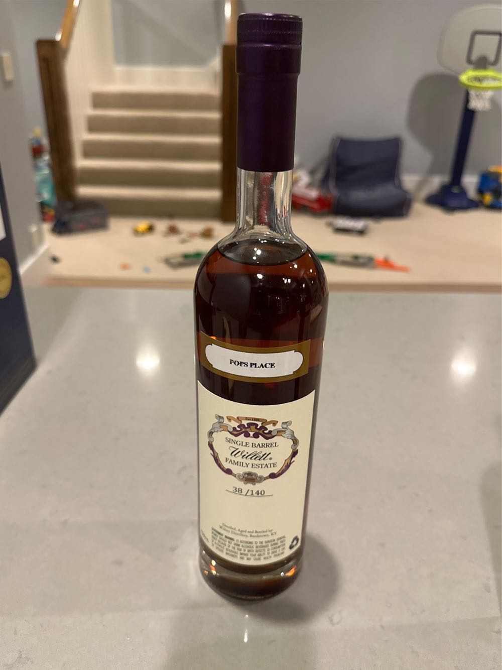 Willett 10yr “Pops Place” - Willett Distillery alcohol collectible - Main Image 3