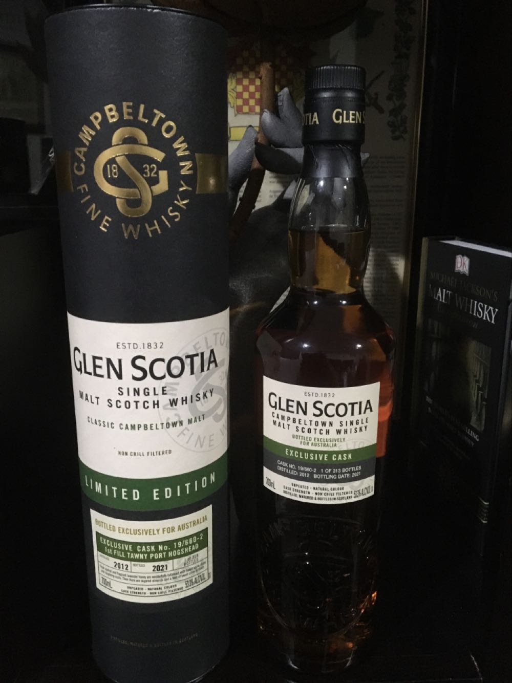 Glen Scotia 9yo Limited Edition Distilled 2012 - Glen Scotia Distillery (700 mL) alcohol collectible [Barcode 5016840311430] - Main Image 2