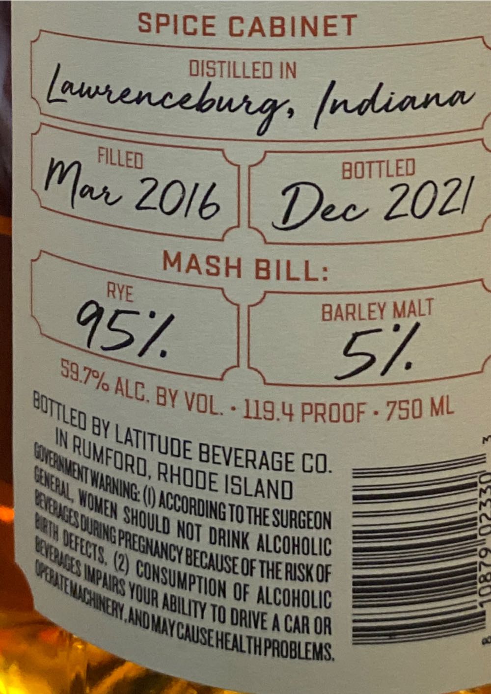 Copper & Cask - Copper And Cask (750 mL) alcohol collectible [Barcode 810879023303] - Main Image 4