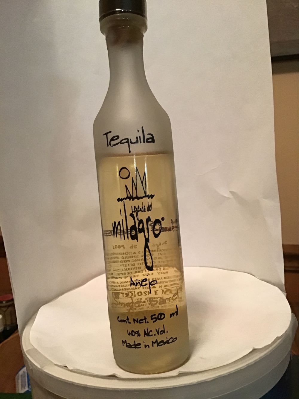 Milagro Anejo - William Grant & Sons (50 mL) alcohol collectible - Main Image 2