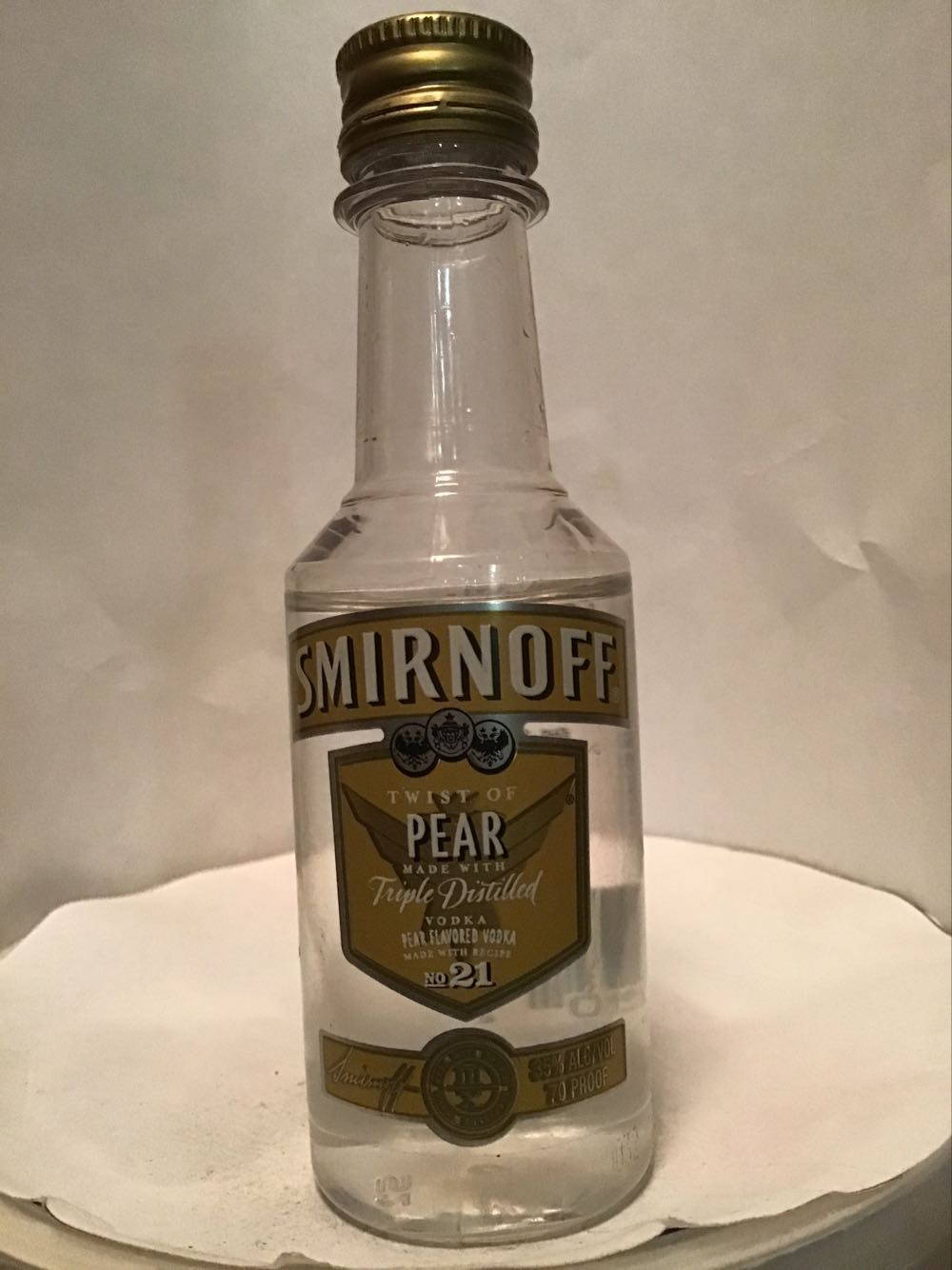 Smirnoff Black Cherry & Pear - Smirnoff Co. (50 mL) alcohol collectible - Main Image 2