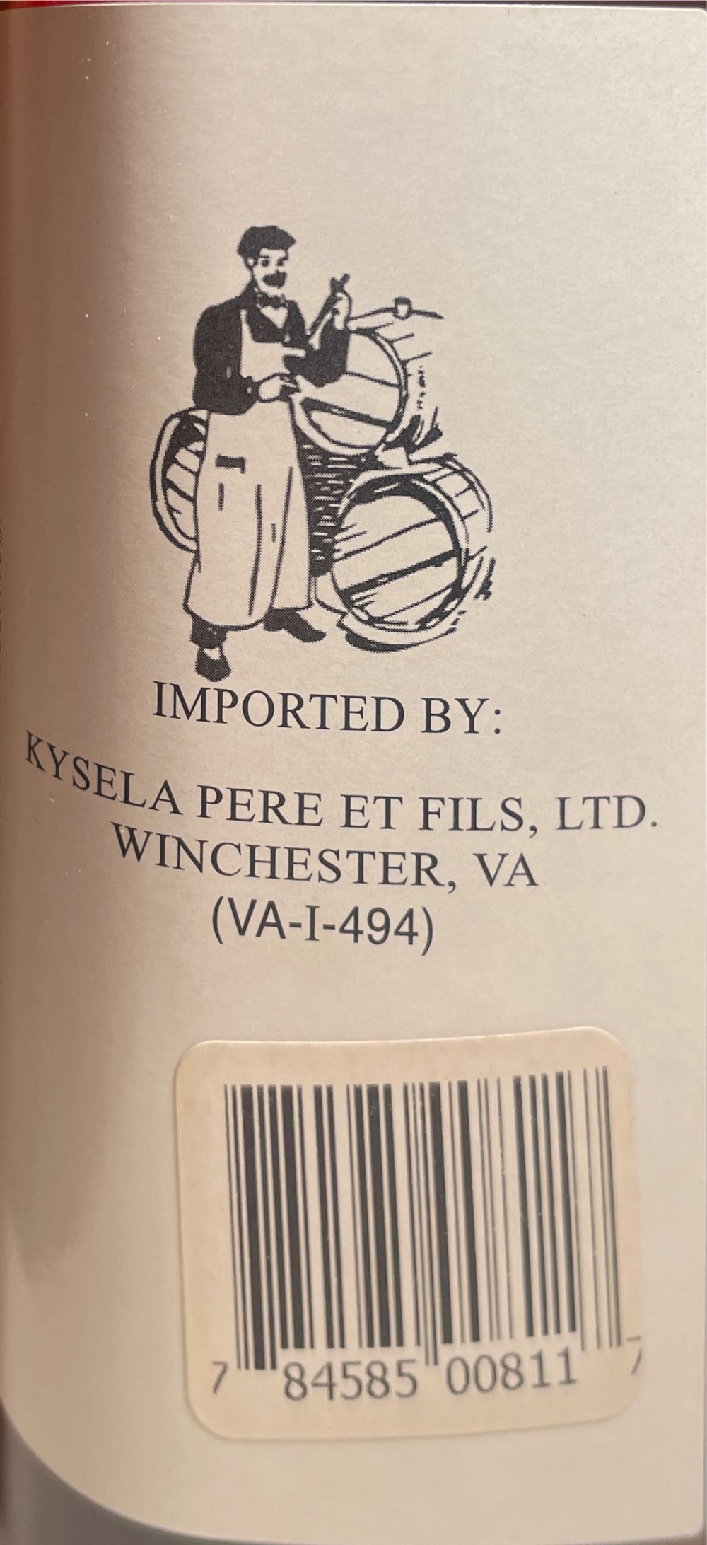 Michel Couvreur Overaged  alcohol collectible [Barcode 784585008117] - Main Image 2