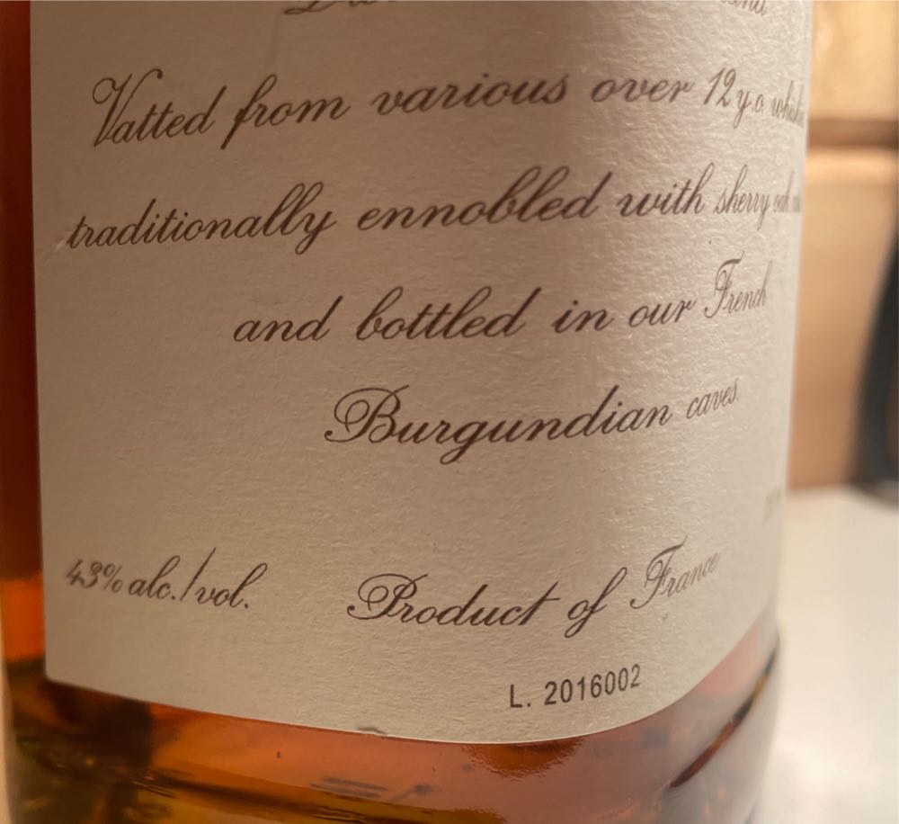 Michel Couvreur Overaged  alcohol collectible [Barcode 784585008117] - Main Image 3