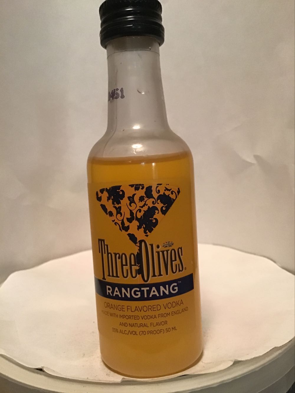 Three Olives Cherry & Rangtang - White Rock Distilleries (50 mL) alcohol collectible - Main Image 2