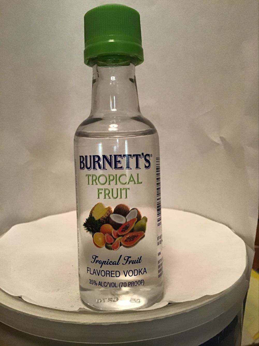 Burnett’s Raspberry Vodka & Dry Gin & White Rum & Spiced Rum - Sir Robert Burnett Co (50 mL) alcohol collectible - Main Image 3