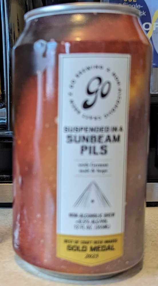 Suspended In A Sunbeam Pils - Go Brewing alcohol collectible - Main Image 2