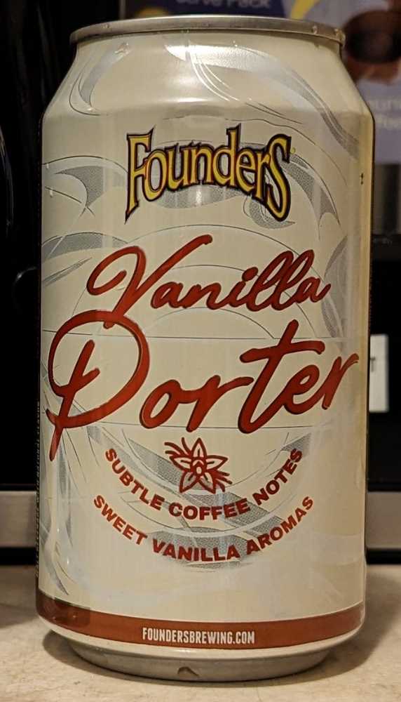 Founders Vanilla Porter - Founders Brewing Company alcohol collectible - Main Image 2