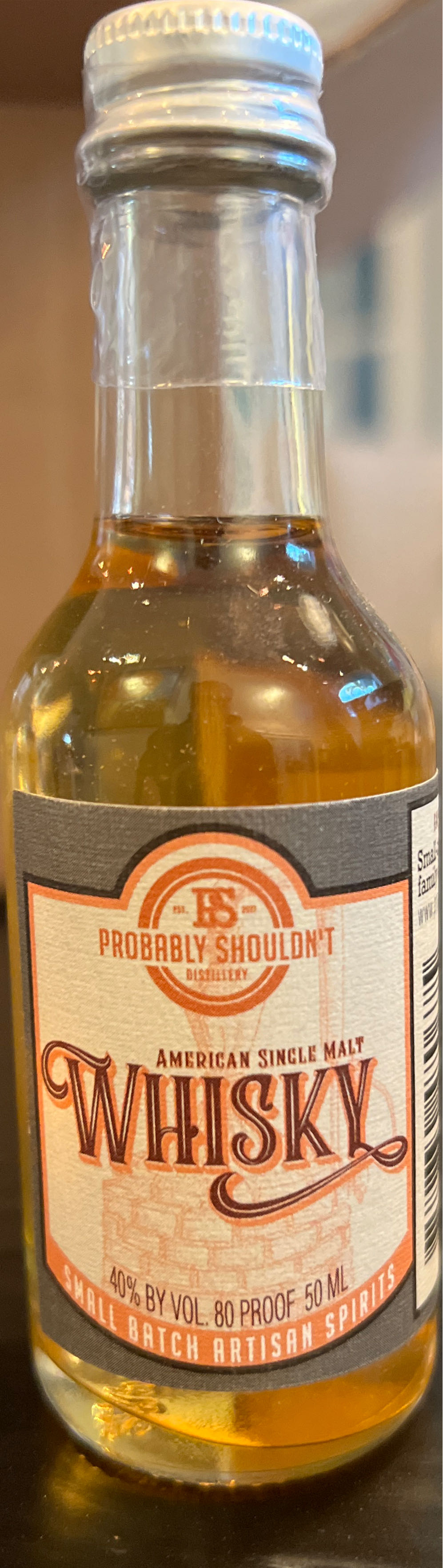 0 Shot Glass Old 7 Two Sides Logo