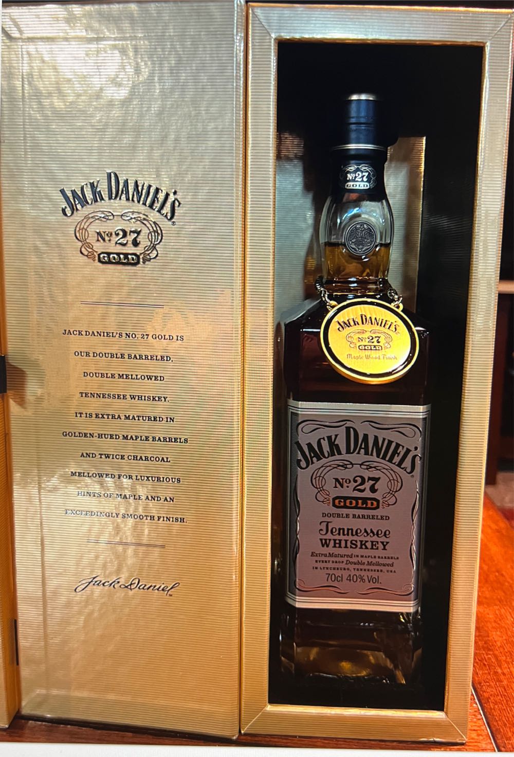 0 Gold 27 Double Barreled - Jack Daniel’s Distillery, Lynchburg, TN (700 mL) alcohol collectible - Main Image 3