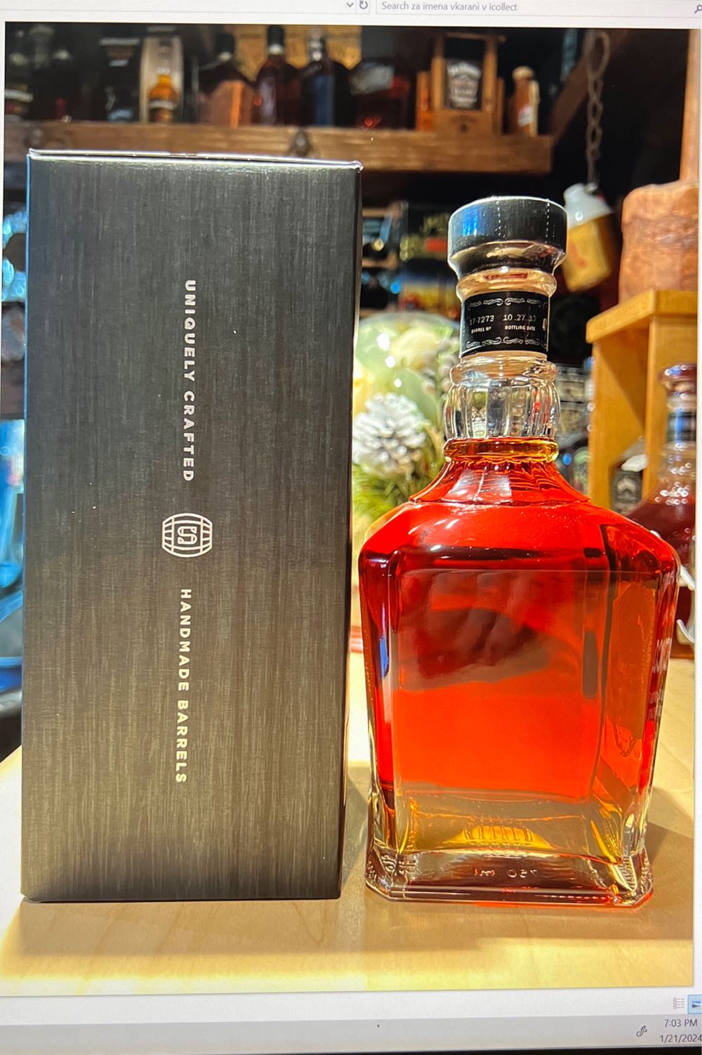 0 Gentleman G #7 - Jack Daniel’s Distillery, Lynchburg, TN (750 mL) alcohol collectible - Main Image 2