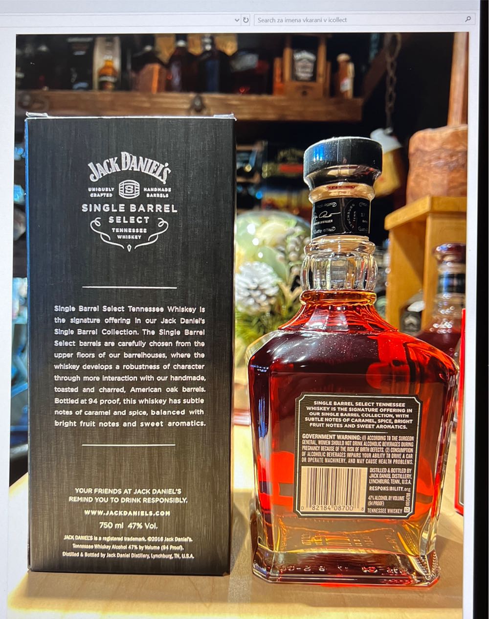 0 Gentleman G #7 - Jack Daniel’s Distillery, Lynchburg, TN (750 mL) alcohol collectible - Main Image 3