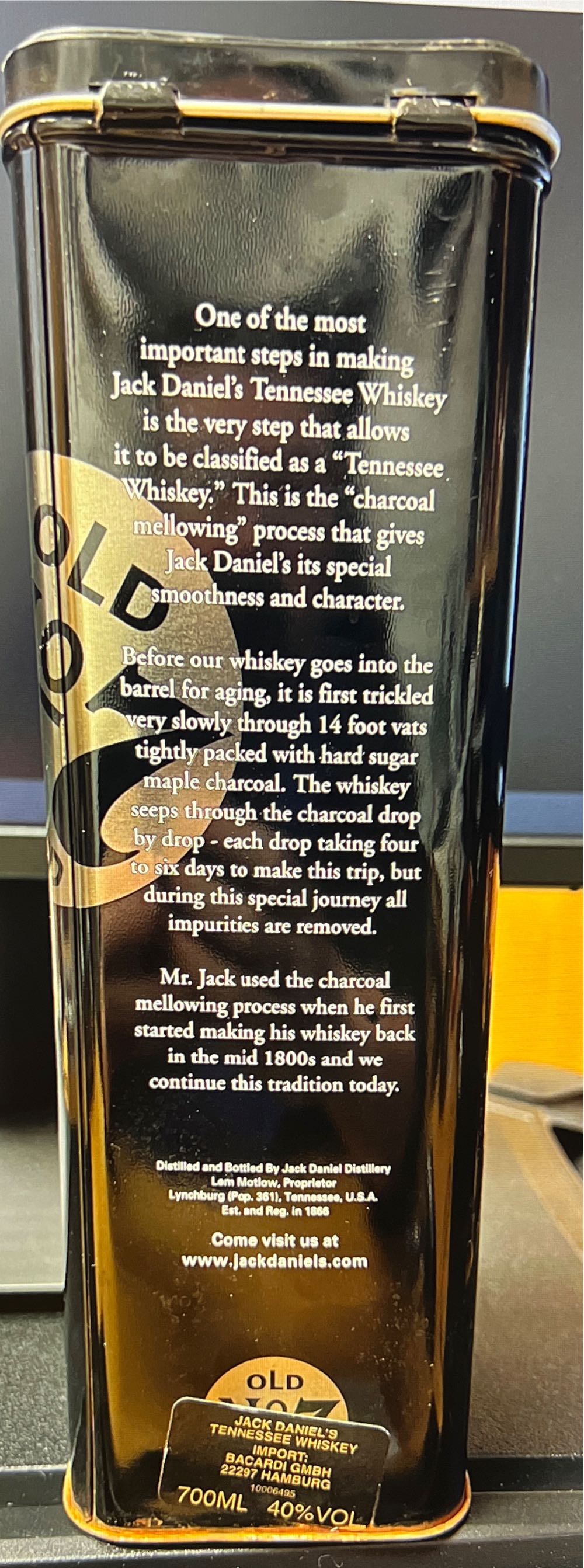 0 Tin Single Empty - 14 - Jack Daniel’s Distillery, Lynchburg, TN (700 mL) alcohol collectible - Main Image 2