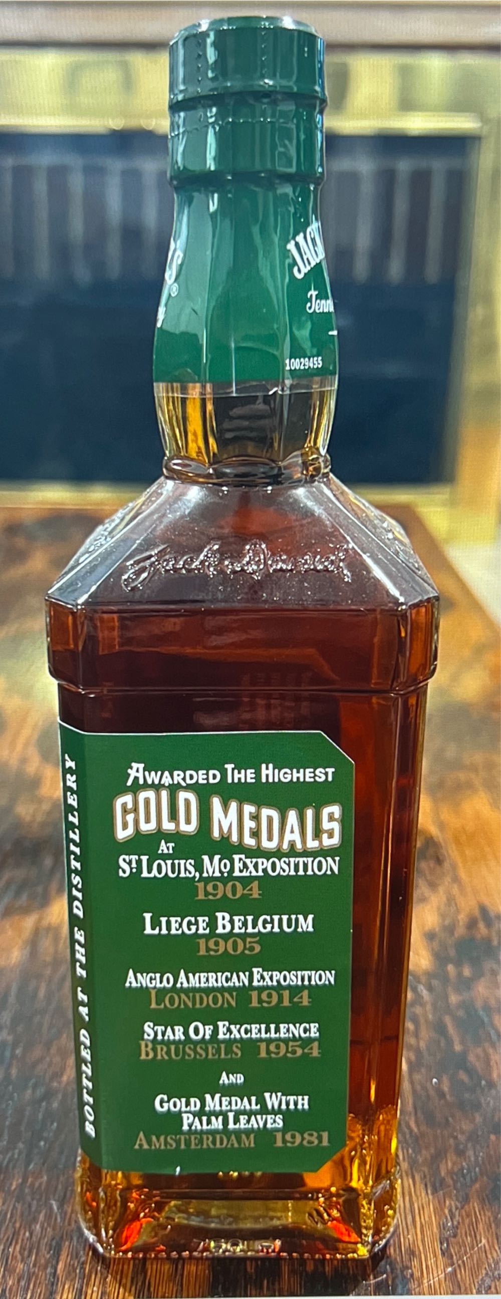 0 Green Label Square Bottle 750ml - Jack Daniel’s Distillery, Lynchburg, TN (750 mL) alcohol collectible - Main Image 4