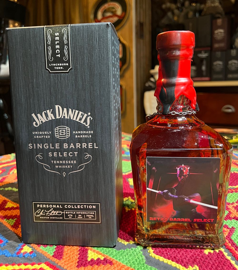 Star Wars Retro Barrel Select 2023 - Jack Daniel’s Distillery, Lynchburg, TN (750 mL) alcohol collectible - Main Image 3
