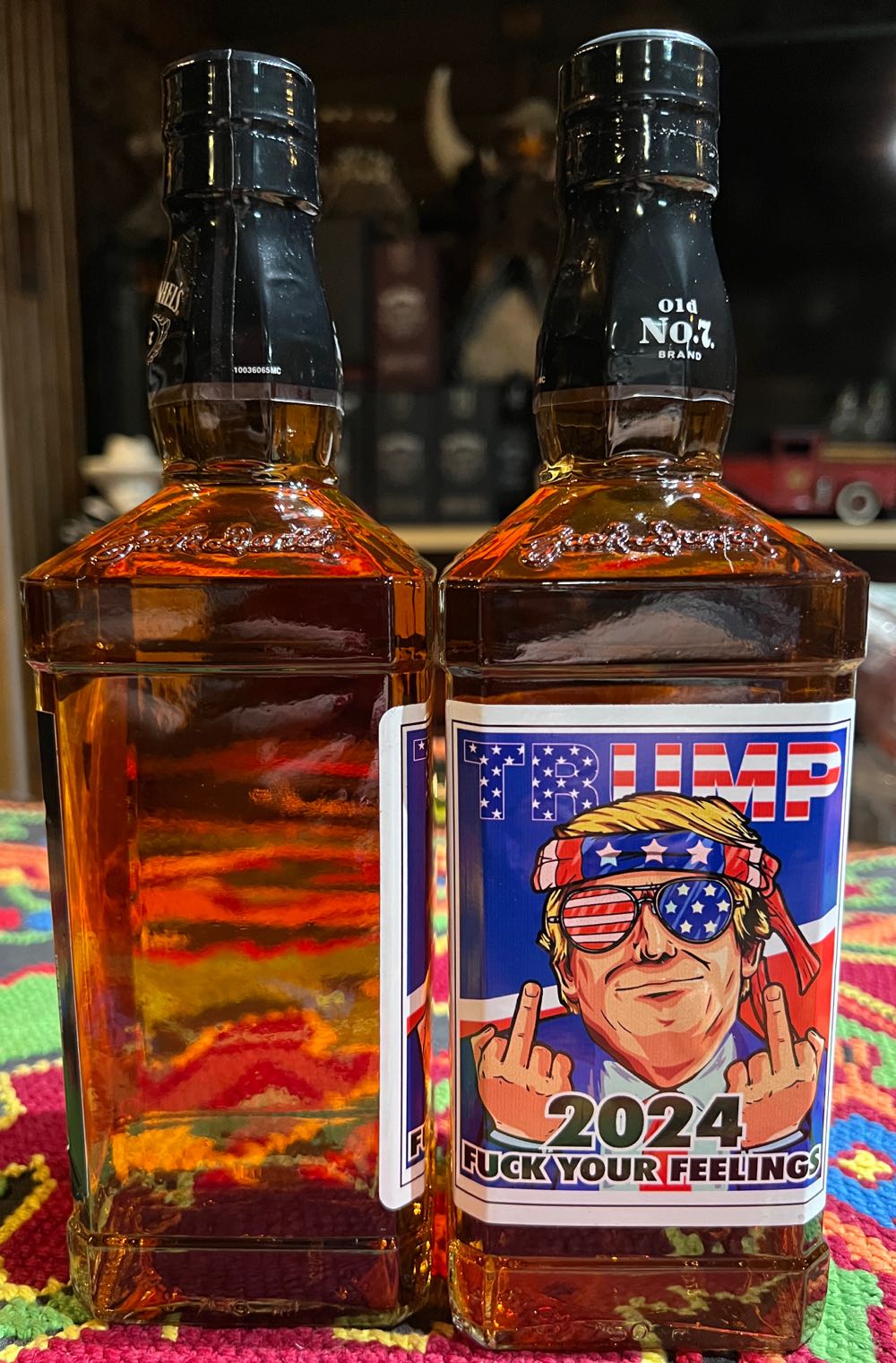 Donald Trump Fuck Your Feeling 2023 - Jack Daniel’s Distillery, Lynchburg, TN (750 mL) alcohol collectible - Main Image 3