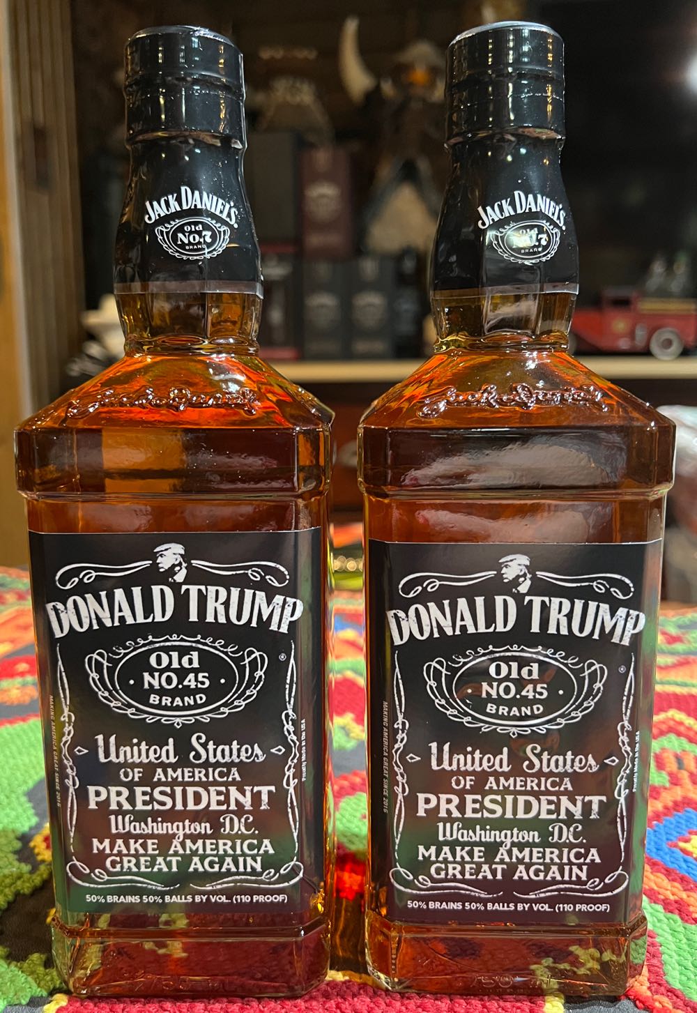 Donald Trump Fuck Your Feeling 2023 - Jack Daniel’s Distillery, Lynchburg, TN (750 mL) alcohol collectible - Main Image 4