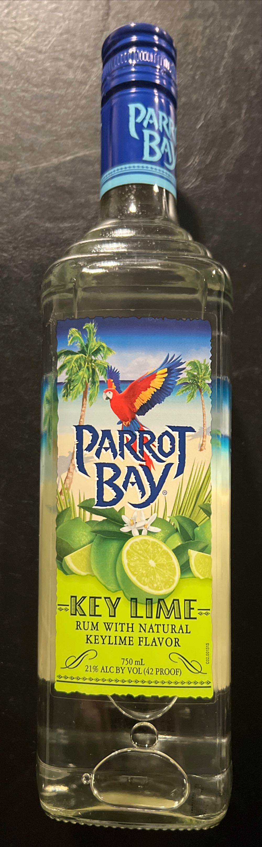 Parrot Bay Key Lime - Parrot bay rum company (750 mL) alcohol collectible [Barcode 088004040055] - Main Image 3