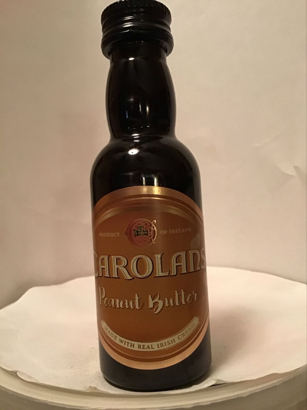 Carolans Irish Cream & peanut Butter & Salted Carmel - T.J. Carolan (50 mL) alcohol collectible - Main Image 2