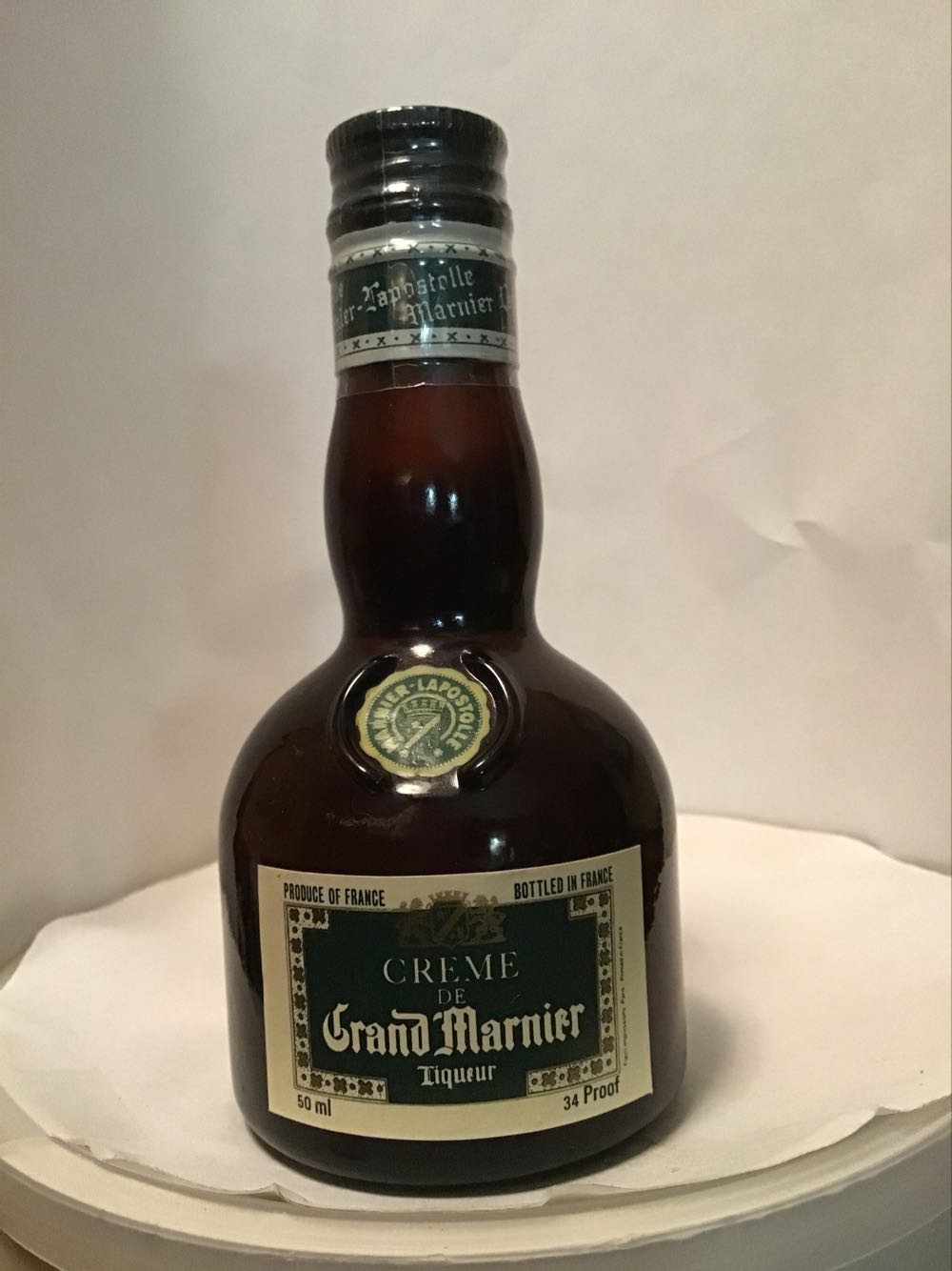 Grand Marnier & Creme - Carillon Importers LTD (1.16 FL OZ) alcohol collectible - Main Image 2