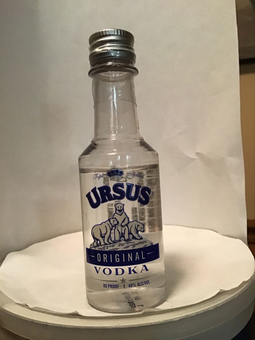 Ursus Punch & Original & Blue Raspberry & Green Apple - Ursus Vodka Holding (50 mL) alcohol collectible - Main Image 2