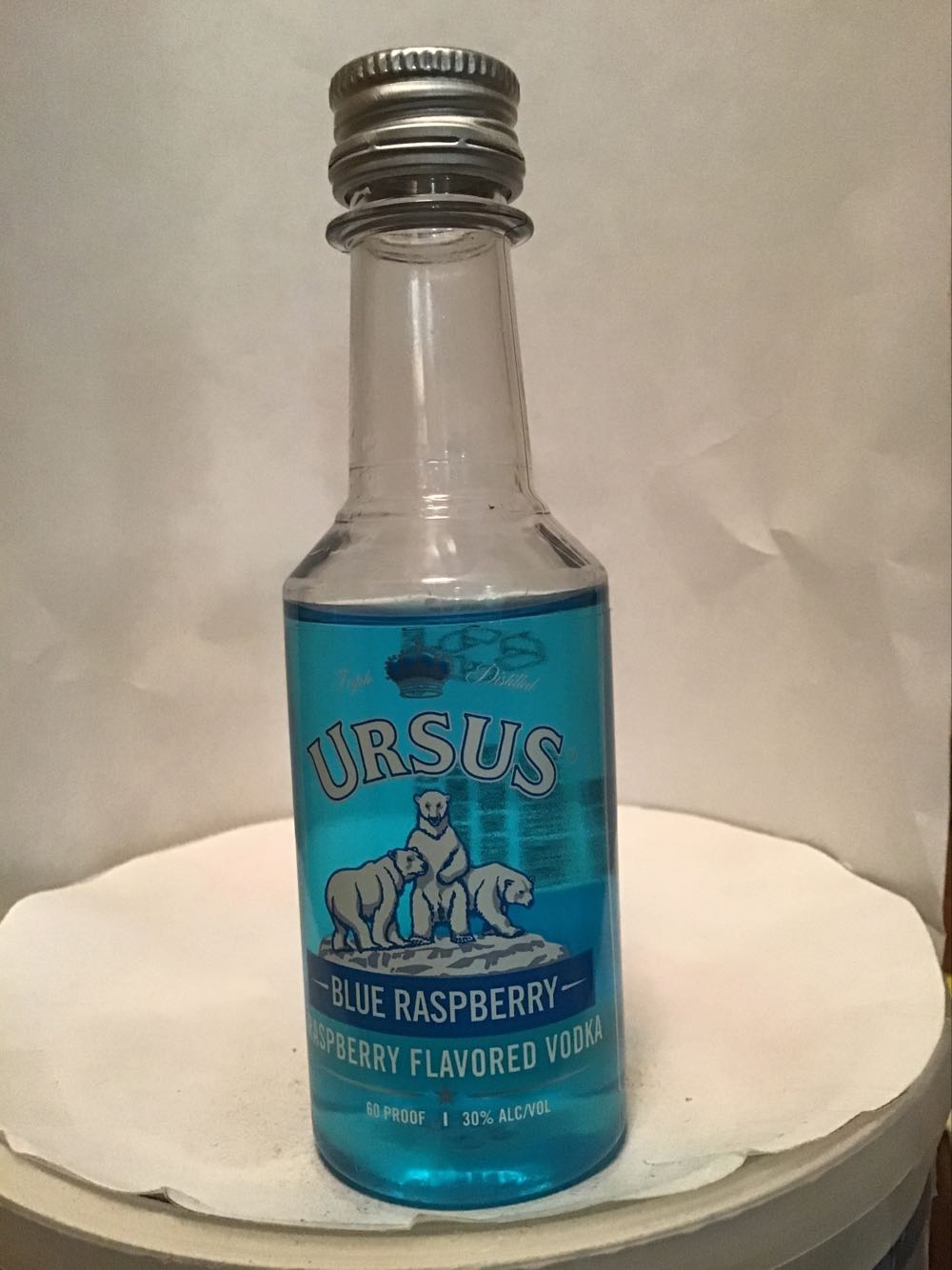 Ursus Punch & Original & Blue Raspberry & Green Apple - Ursus Vodka Holding (50 mL) alcohol collectible - Main Image 3