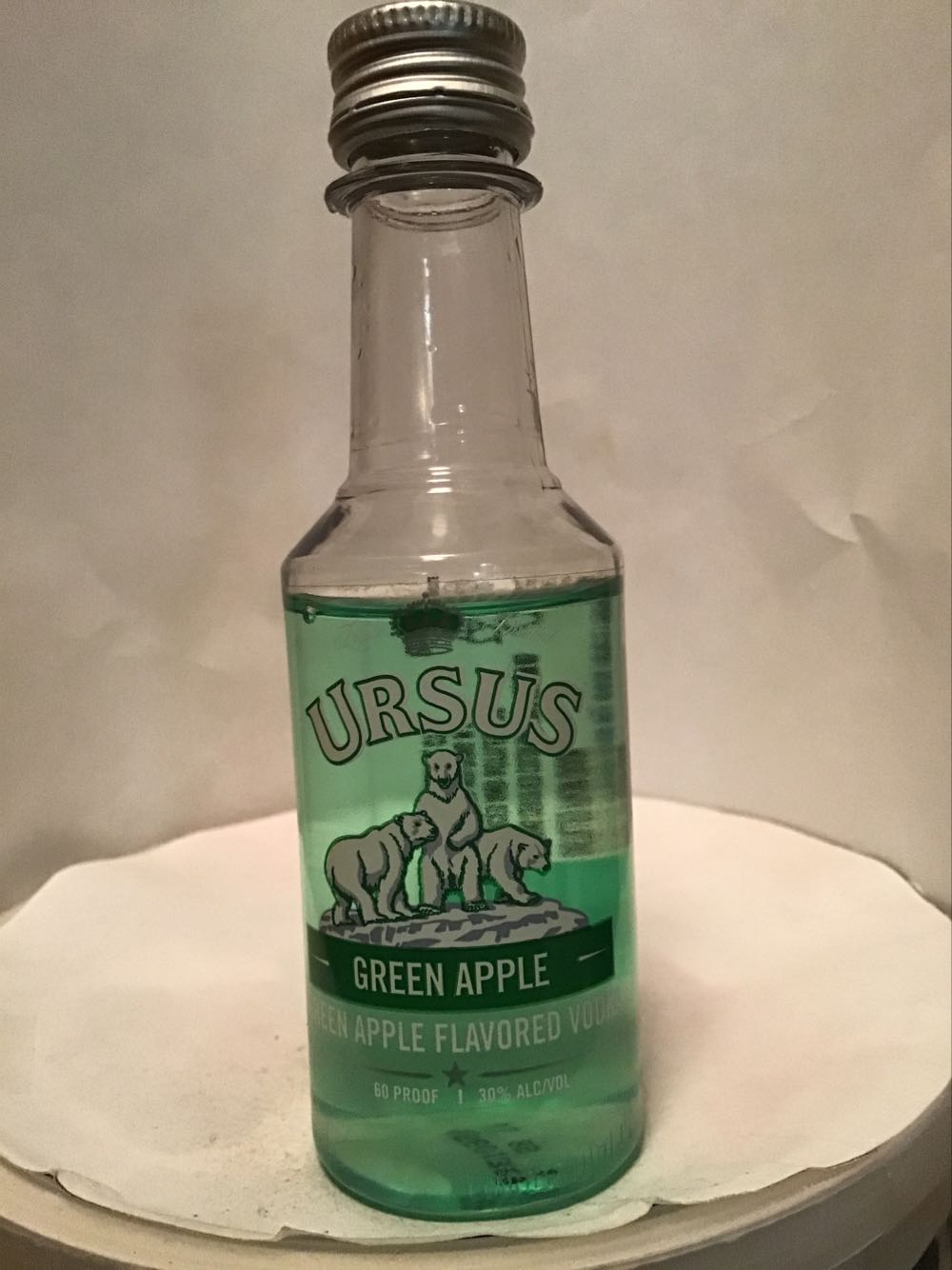 Ursus Punch & Original & Blue Raspberry & Green Apple - Ursus Vodka Holding (50 mL) alcohol collectible - Main Image 4