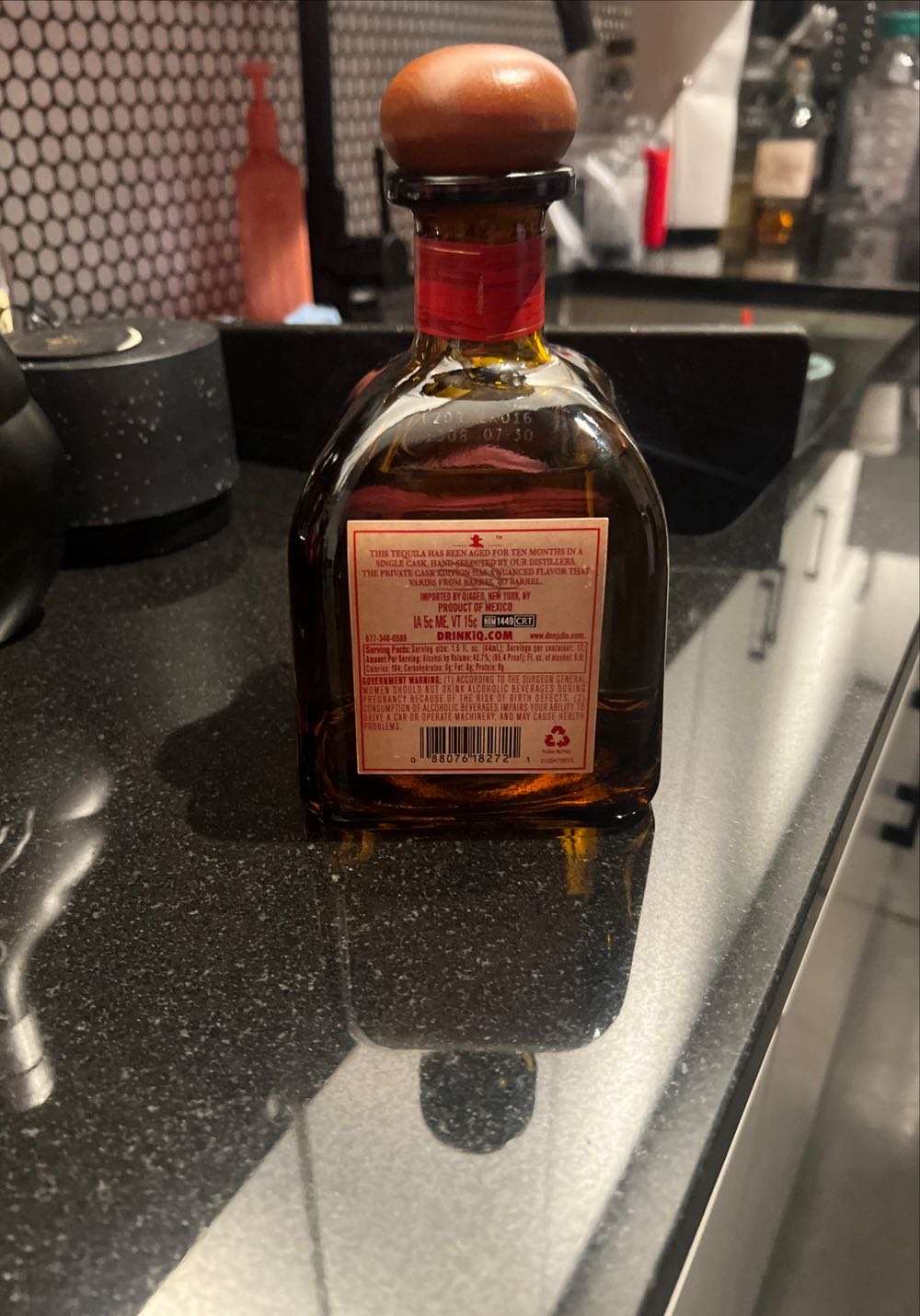 Don Julio Reposado Private Cask Tequila Price Barrel 750 Ml Buchanan’s Double Book - Don Julio (750 mL) alcohol collectible [Barcode 088076182721] - Main Image 2