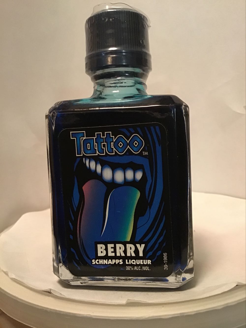 Tattoo Lemon & Berry & Red Licorice - Munson Shaw Co. (50 mL) alcohol collectible - Main Image 2