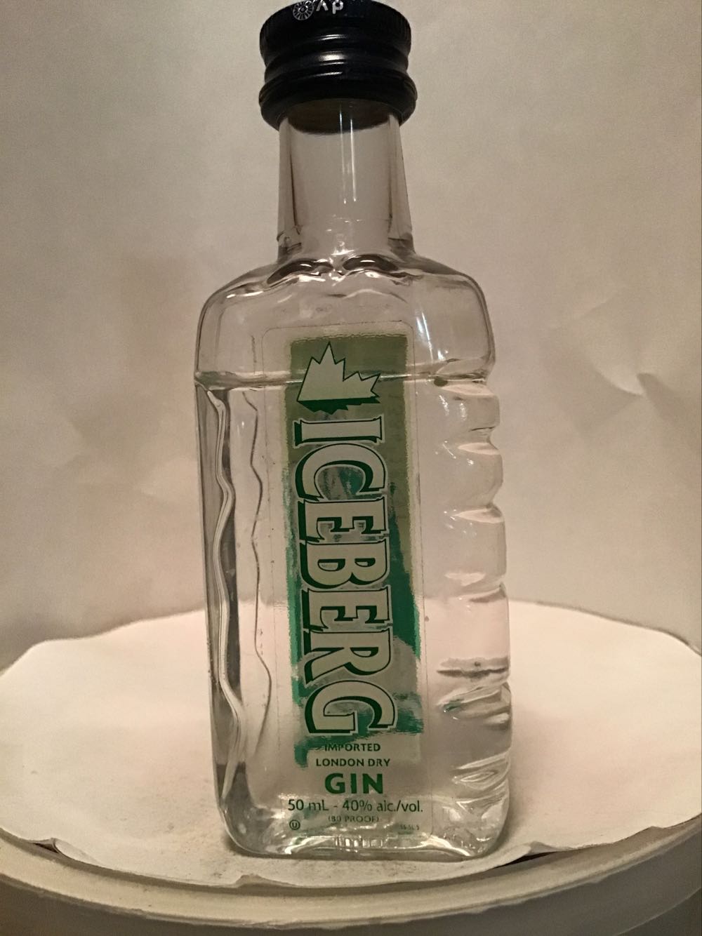 Iceberg Vodka & Gin - “21” Brands (50 mL) alcohol collectible - Main Image 2
